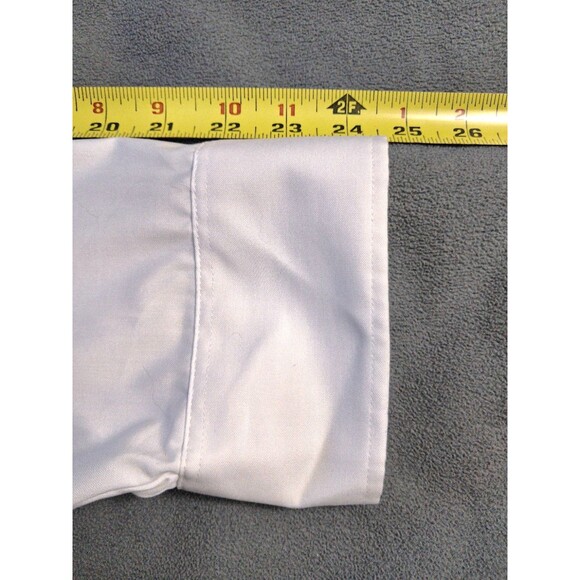 👔 Geoffrey Beene Men’s XL Regular Fit Dress Shirt – 18 34/35 White Pinpoint - Picture 9 of 10
